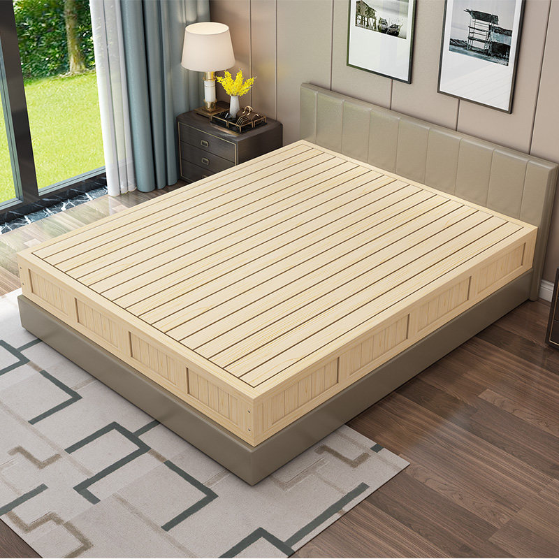 定做实木硬板床垫木板护腰床架排骨骨架地台床架