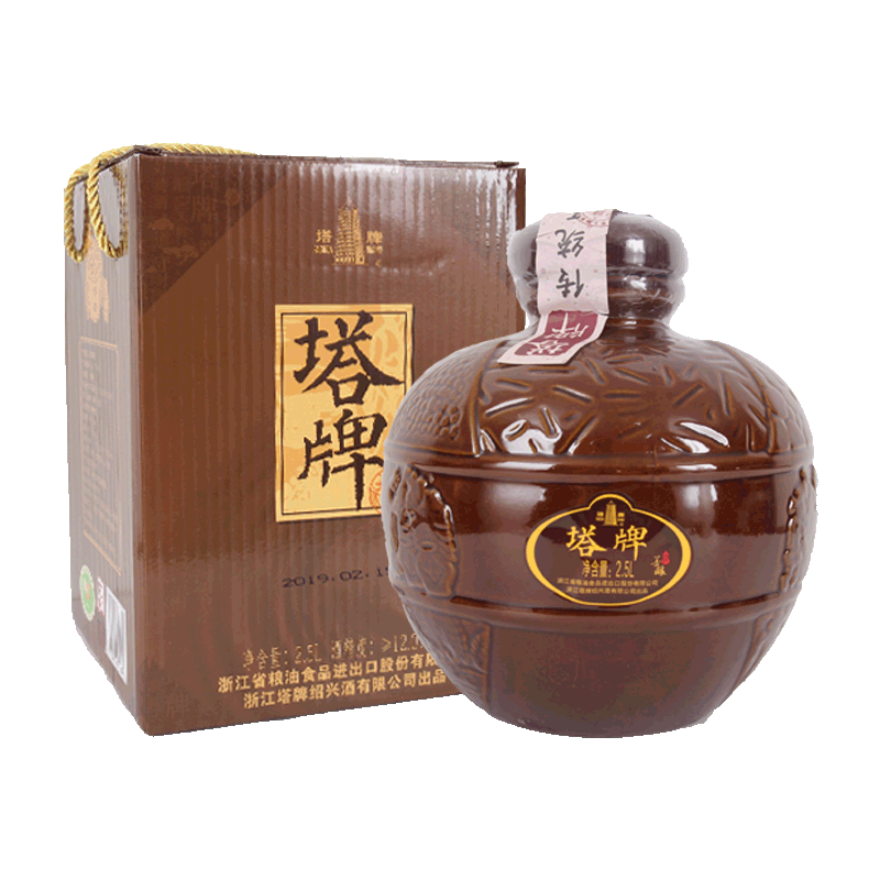 黄酒塔牌酿酒绍兴25l坛装礼盒手工冬酿糯米传统黄酒