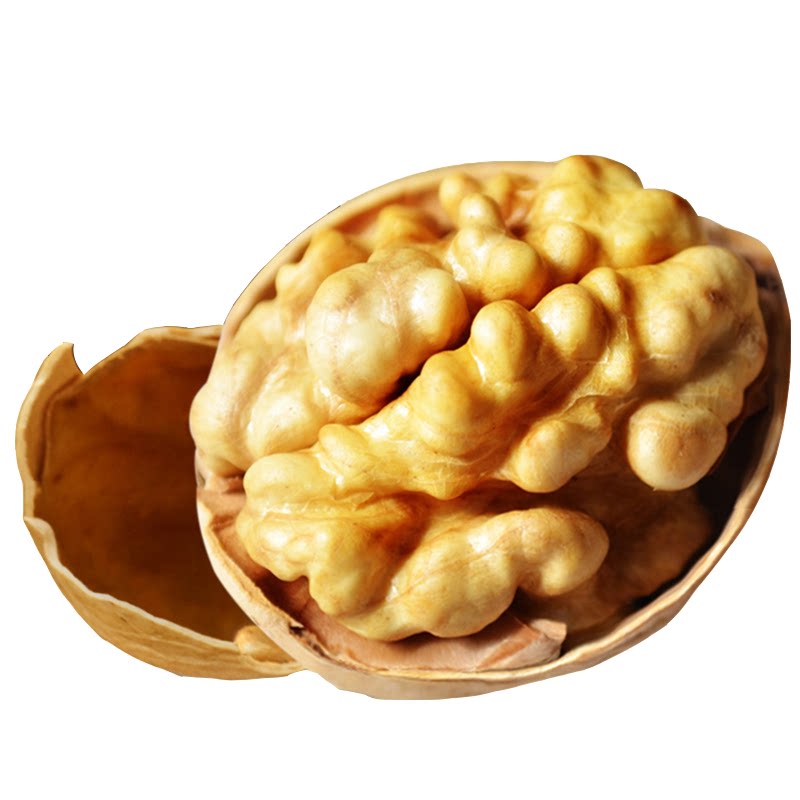 新疆阿克苏纸皮核桃特级手剥脆皮孕妇坚果仁原味纸皮