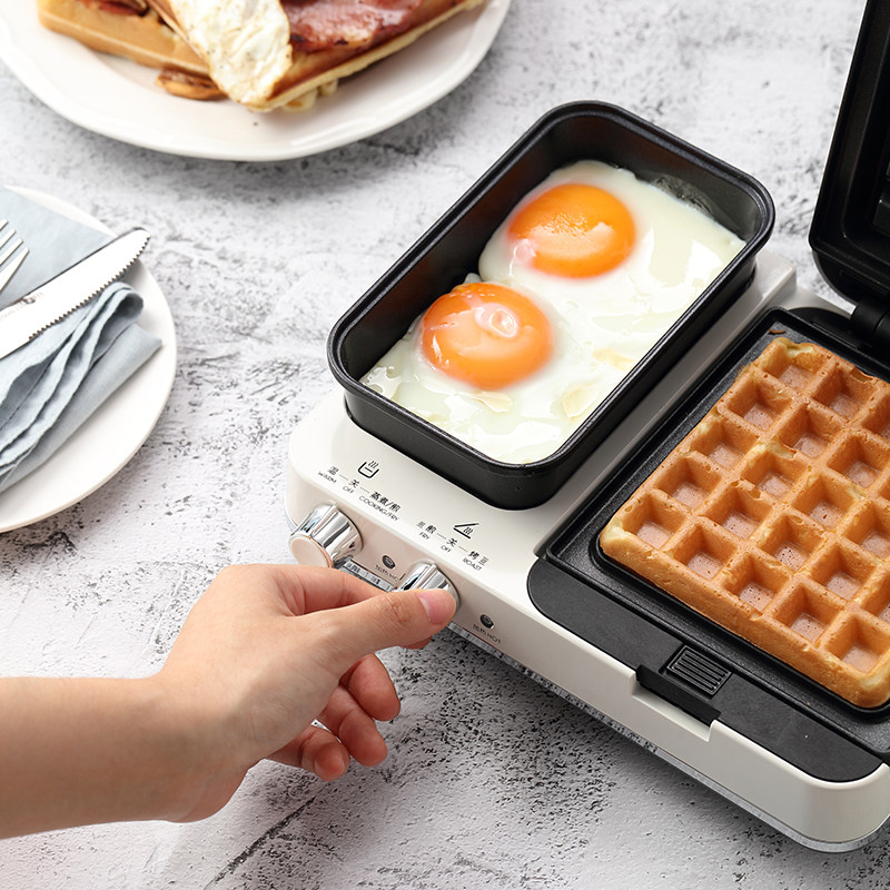 摩飞mr9086多功能轻食早餐机原装配件华夫饼盘,平煎烤盘,小蒸锅