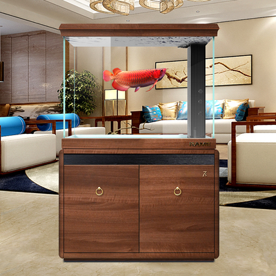 rame睿美七秒系列7s芳华鱼缸客厅水族箱家用中型免换水超白玻璃