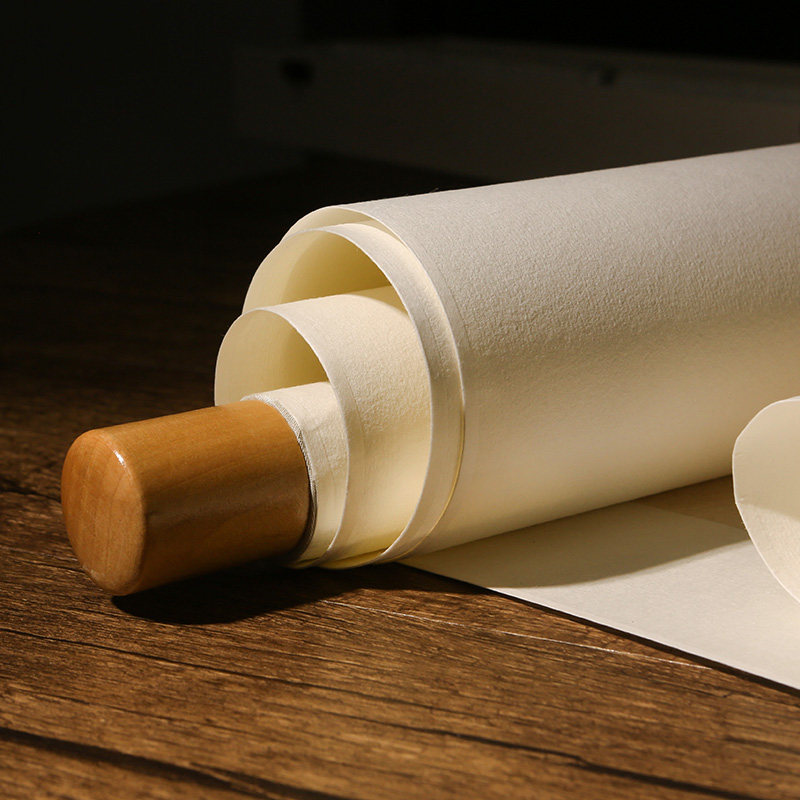 复古全绢布精装裱半生半熟书房茶室挂画装饰万年红大红禅意写福字挂轴