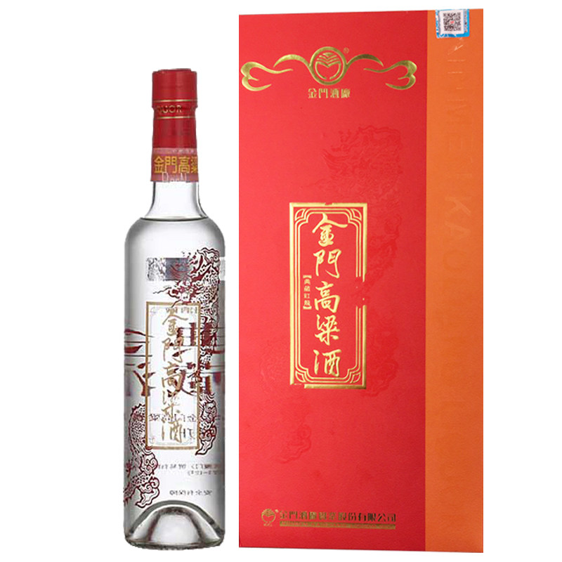 金门高粱酒红金龙56度典藏红龙中国台湾原装礼盒装送礼白酒