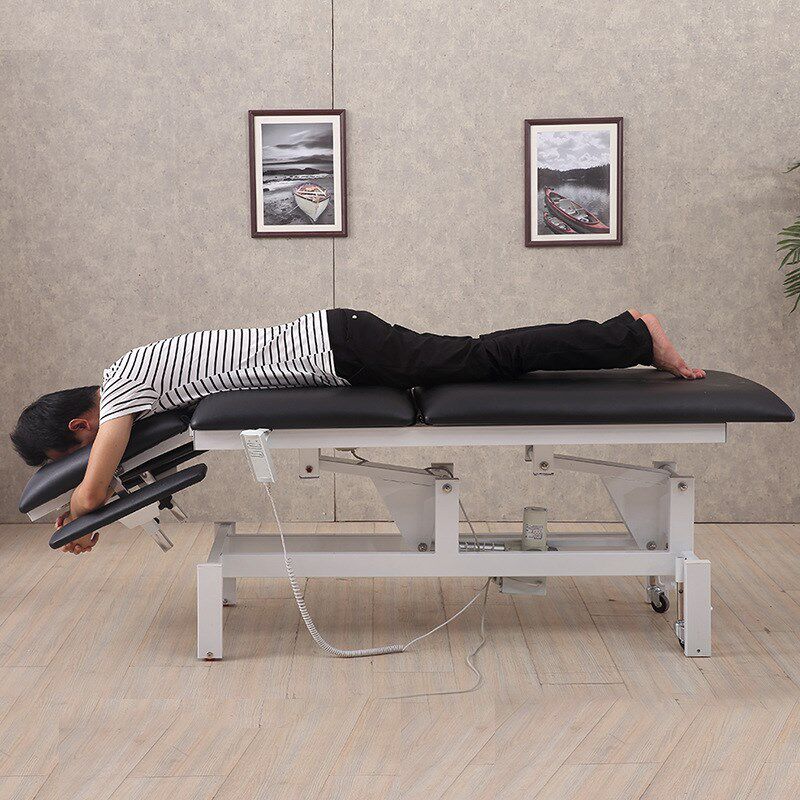 整脊宏刚电动踩背按摩理疗推拿升降手术床针刀按摩床