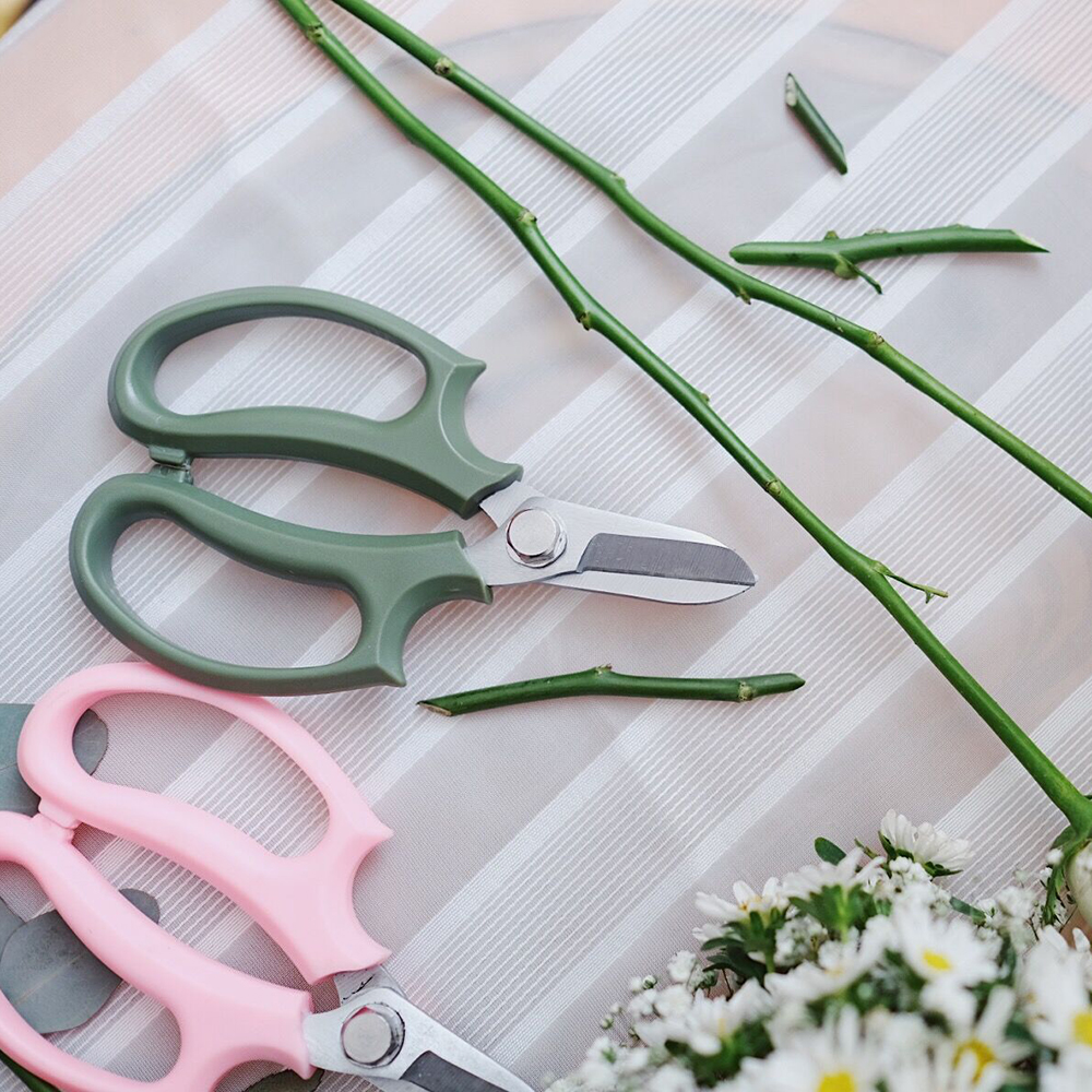 乐作flora鲜花花艺剪枝剪刀规格可选中通汽运家用剪刀