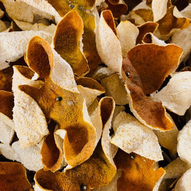 新会正宗陈皮新鲜茶枝小青鲜果大红红二柑皮陈皮