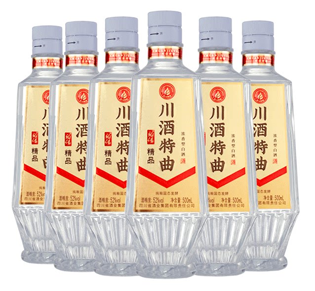【送礼佳选】川酒特曲52度500ml*6瓶整箱(热品库)