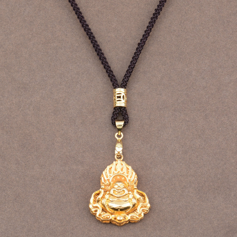 卡扣金佛调节可调吊绳挂坠男女配绳绳子吊坠绳