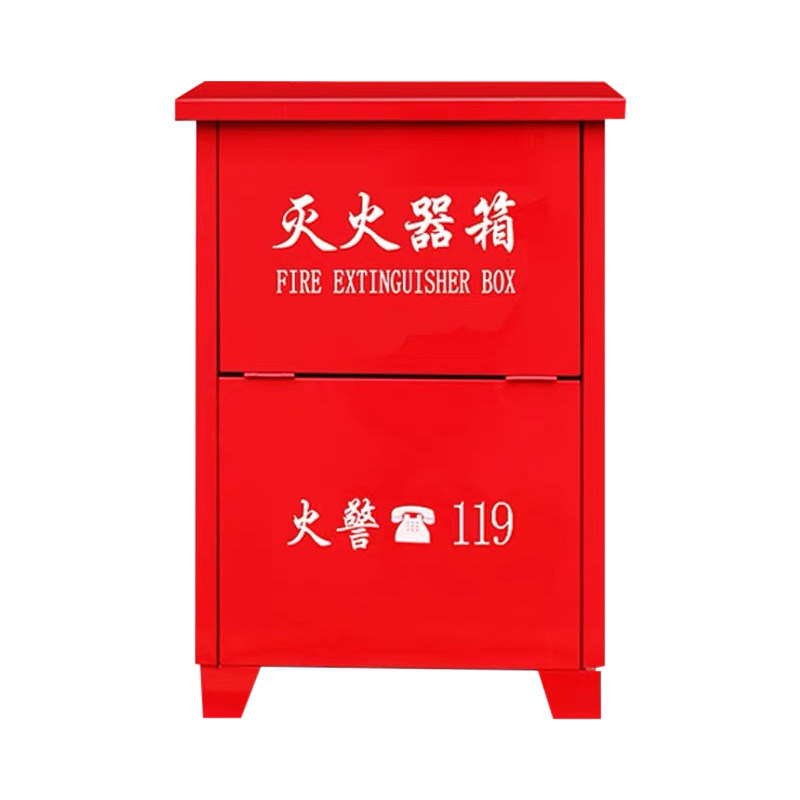 干粉灭火器箱子4公斤消防箱2只装3/5/8家用不锈钢工厂专用放置箱