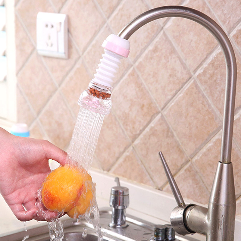 麦饭石过滤器水龙头防溅头神器厨房节水花洒过滤嘴自来水滤水器