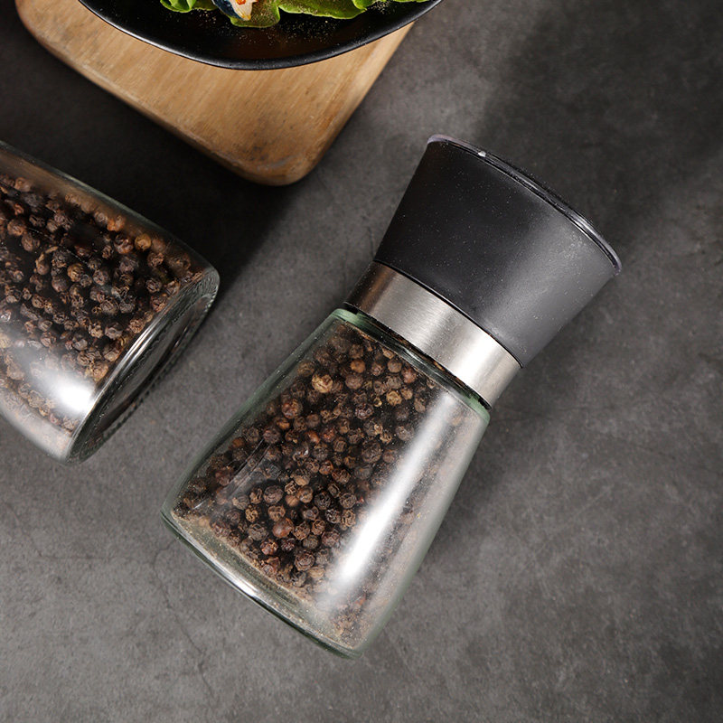 研磨黑胡椒碾磨调味瓶不锈钢家用神器胡椒白胡椒花椒调味瓶罐
