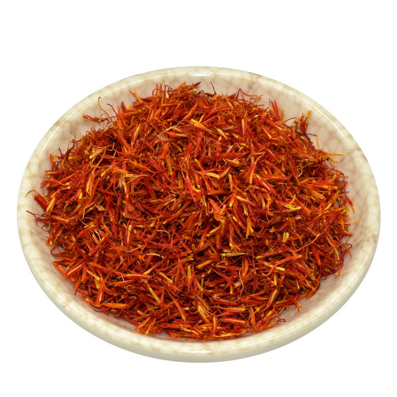 红花500g新疆艾叶草泡脚中药药包泡茶中药材散装红花