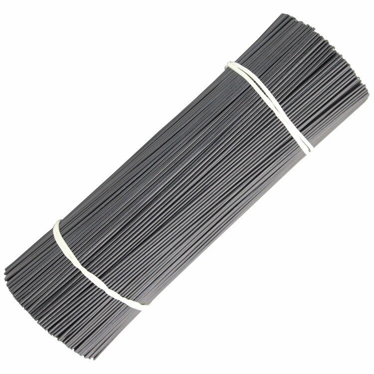 电镀锌铁丝扎线 铁芯扎丝1000条 捆电线扎带 葡萄枝条扎条 通信线