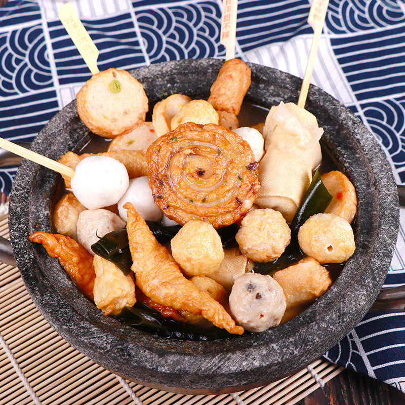 百洋日式关东煮食罗森便利店商用黄金黄金玉玉米鱼丸