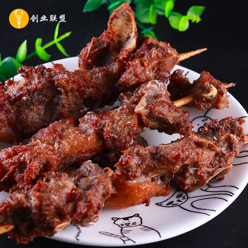 激烈哥傲椒鸡架烧烤食材鸡架中街炸串鸡叉骨烧烤15串1.5kg袋单包