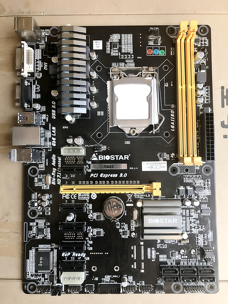 库存全新biostar映泰tb85台式机1150电脑b85主板主板