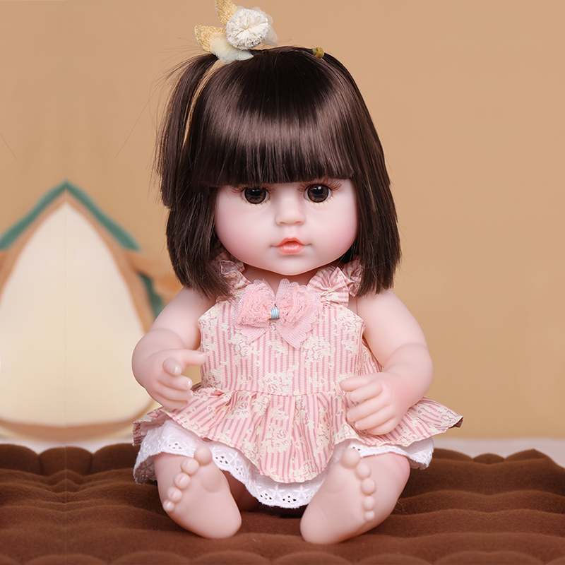 仿真娃娃玩具婴儿女孩公主会说话的洋娃娃软胶假宝宝玩偶新年礼物