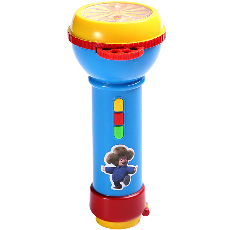 熊出没投影变形记同款玩具光头光头强强的手电筒缩小发光玩具