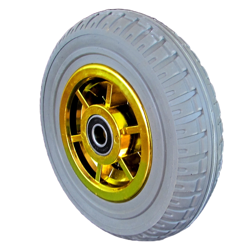 6寸重型静音单轮4寸/5寸8寸手推车脚轮子/万向轮/工业橡胶轮片