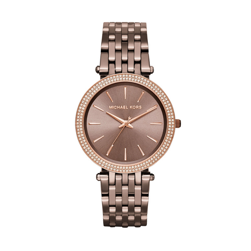 女士mk小棕手表简约休闲小众气质钢带官方欧美腕表