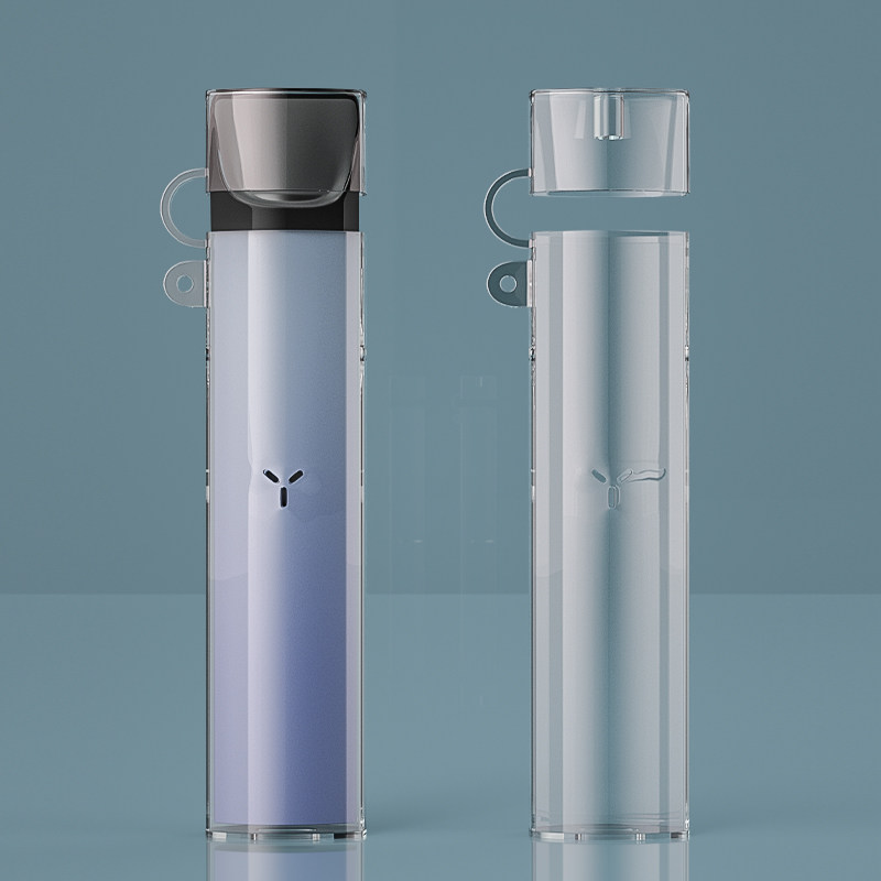 适用ooz挂绳防尘烟杆电子壳丫柚子透明一代电子烟收纳盒