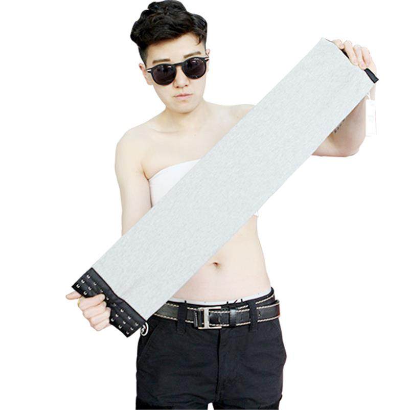 束胸衣平胸大码t绷带裹胸加宽男生隐形带男人春秋季收腹背心加强