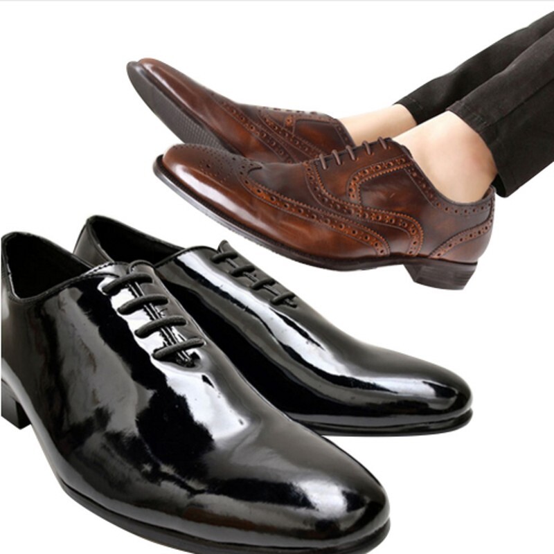 鞋带vtie男女皮鞋圆形懒人免系免绑黑色棕色鞋带