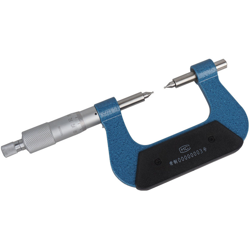 千分尺青量齿轮球头径节外径球面千分001mm千分尺