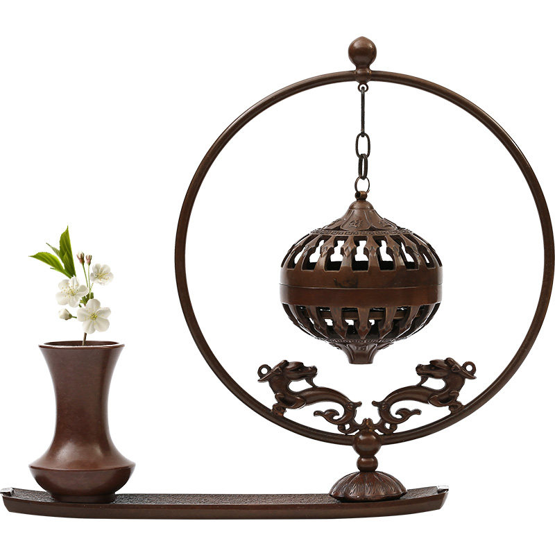 香炉香薰家用创意客厅书房摆件盘香中式仿古香薰炉