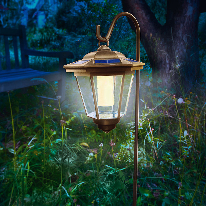 太阳能吊灯别墅公园草坪家用防水防水布布置小院景观庭院灯饰