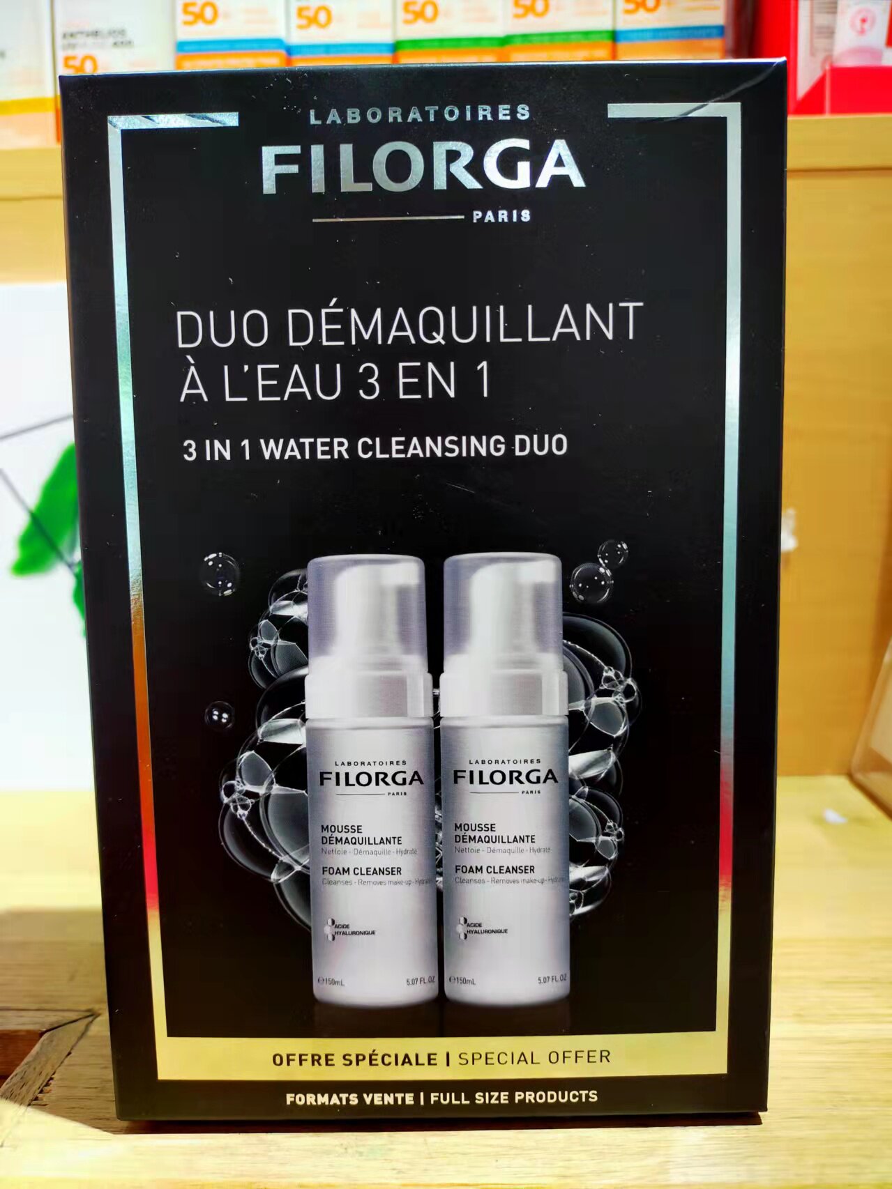 现货法国原版filorga菲洛嘉深层洁面补水泡沫慕斯洁面皂