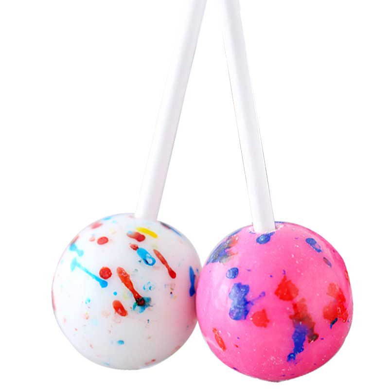 费罗伦超魔法一次舔不完的棒棒糖舔舔糖jawbreaker彩虹糖大硬彩色