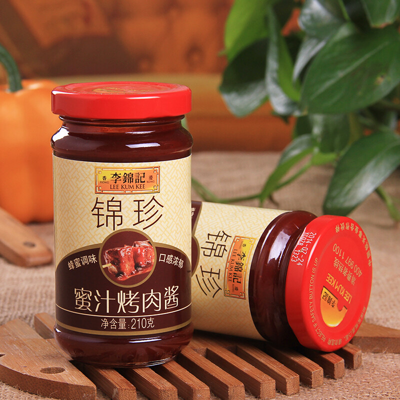 烤肉正品李锦记锦珍蜜汁肉酱210g2瓶腌制牛排酱类调料