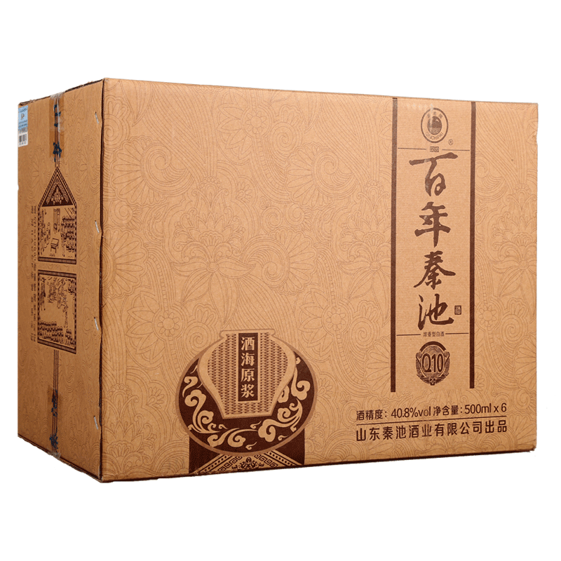 白酒秦池山东酒业百年酒海q10500ml浓香香型白酒