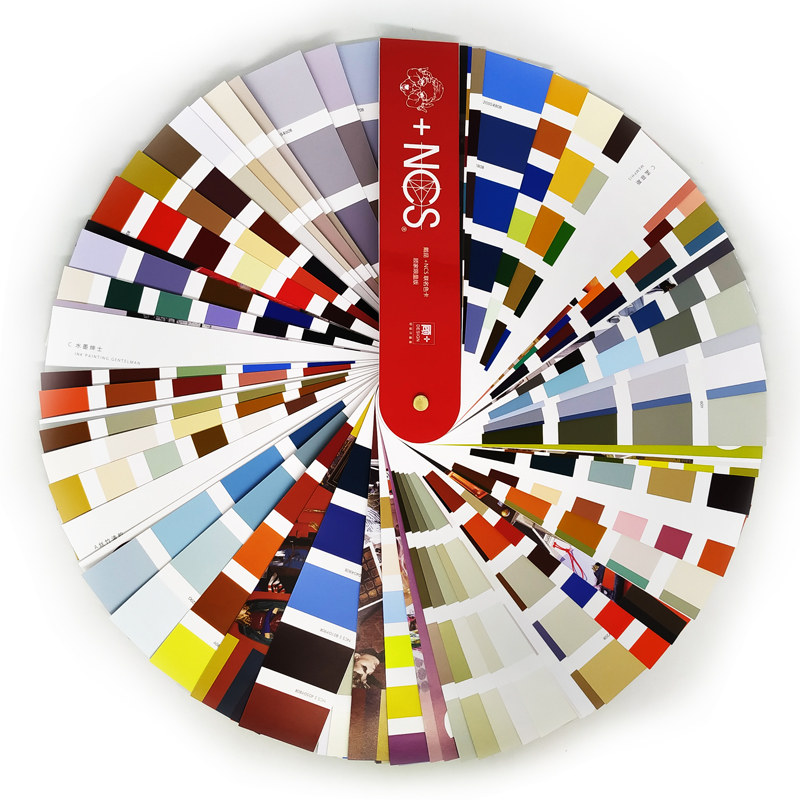 瑞典戴昆联名ncs色卡样本涂料油漆广告平面设计服装家居色卡本样板卡