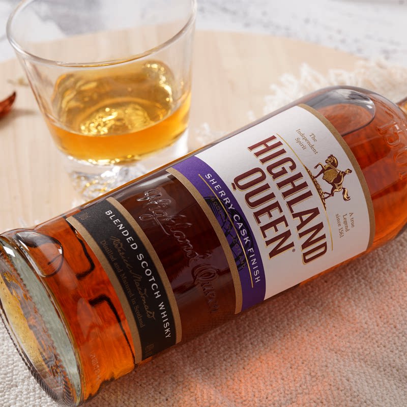 highlandqueen高地女王苏格兰原瓶进口雪莉威士忌洋酒威士忌