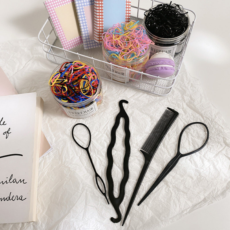 盘发神器儿童拉发针编发器发扎辫子工具女孩掏发发饰