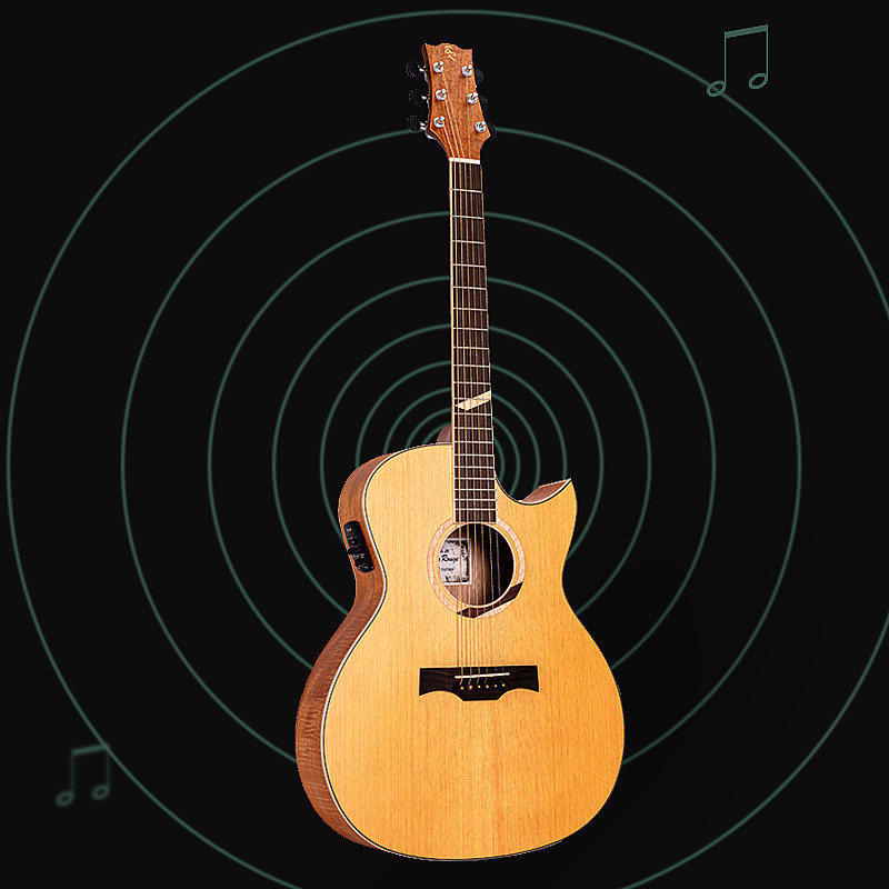 batonrouge德国br吉他andrewfoy签名x6car101吉他民谣吉他