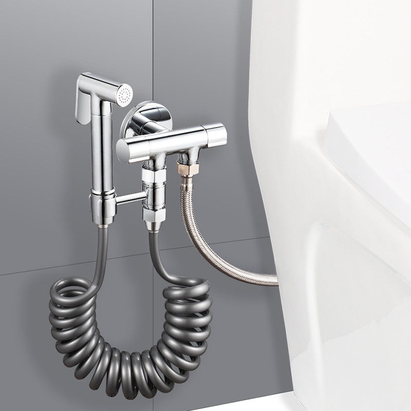 马桶喷枪伴侣妇洗水龙头增压高压喷头厕所卫生间净身妇洗器