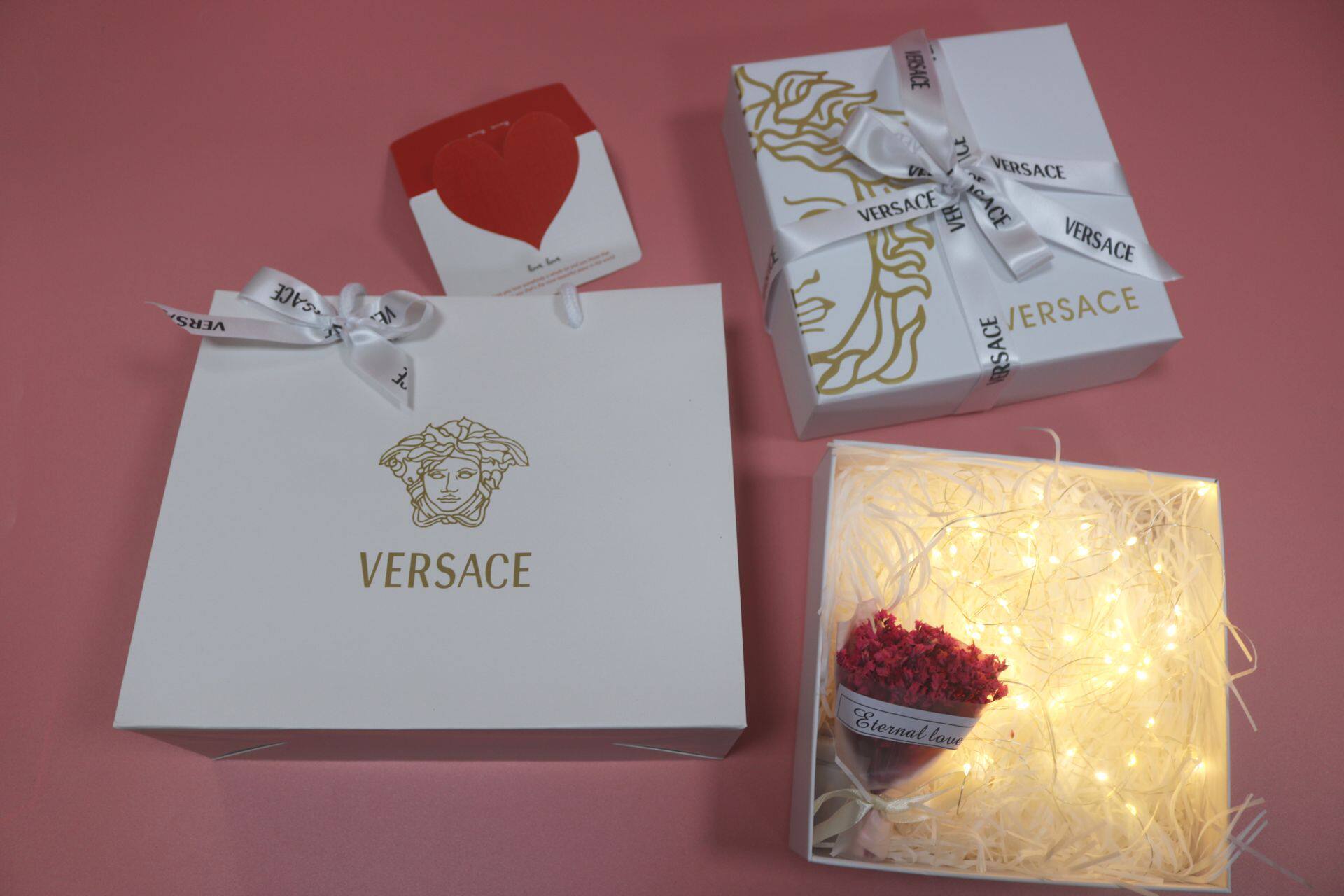 礼品原版范思哲versace纸袋香水礼品袋袋子包装盒手提礼品袋