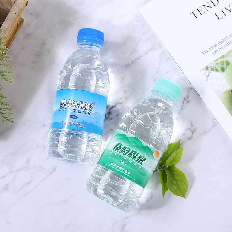 矿泉水秦岭森泉350ml12瓶纯净饮用水家庭用水小瓶饮用水