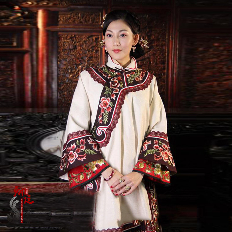 影视民国秀禾服晚清末古装少奶奶大宅门民族服装