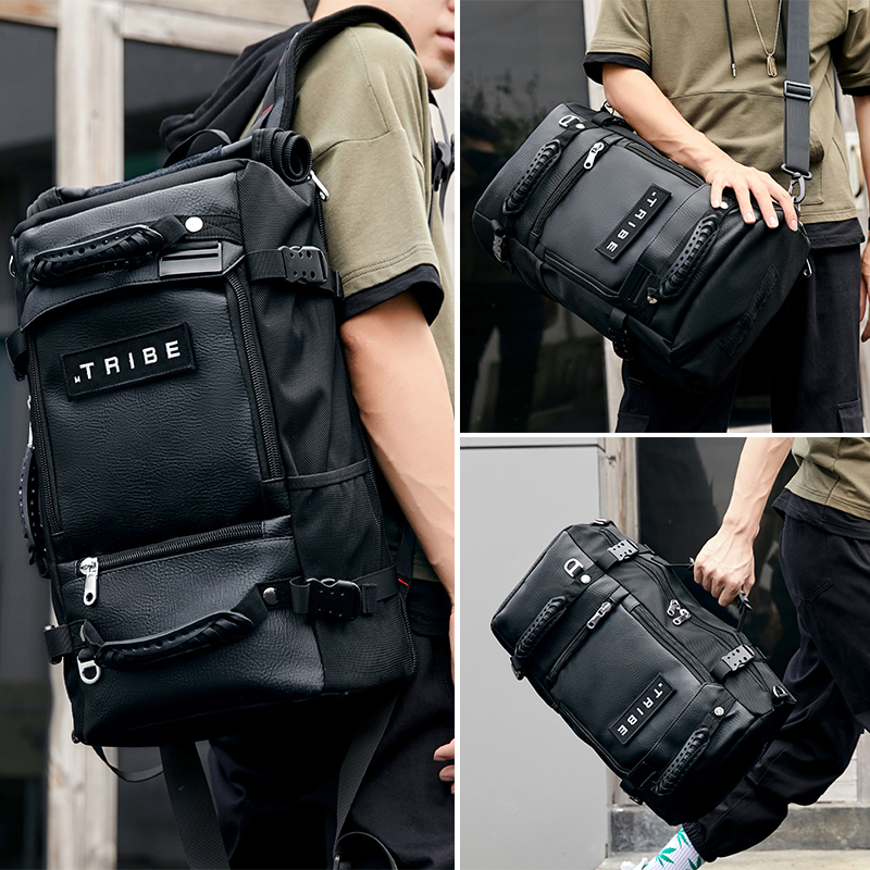 超大容量双肩包男大号旅游背包男士休闲短途出差旅行包行李登山包