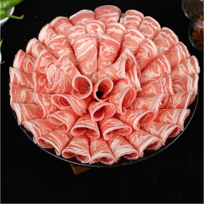羊肉卷5斤内蒙美洋洋羔羊卷涮肥羊片内蒙古火锅食材新鲜冷冻2.5kg