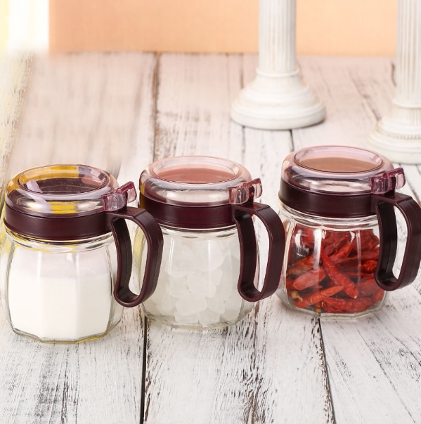 厨房调理配料调料材料收纳罐子盐巴调味品罐放调味瓶罐