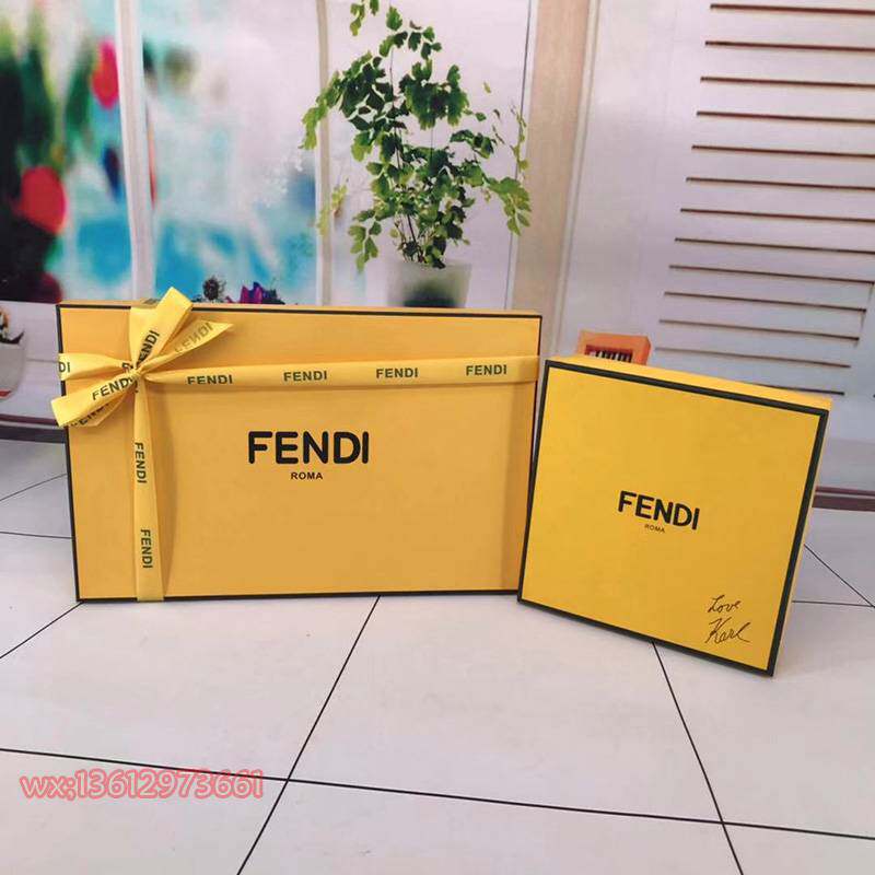 礼品芬迪礼品盒布袋手提包装钱包装fendi皮带围巾礼品盒