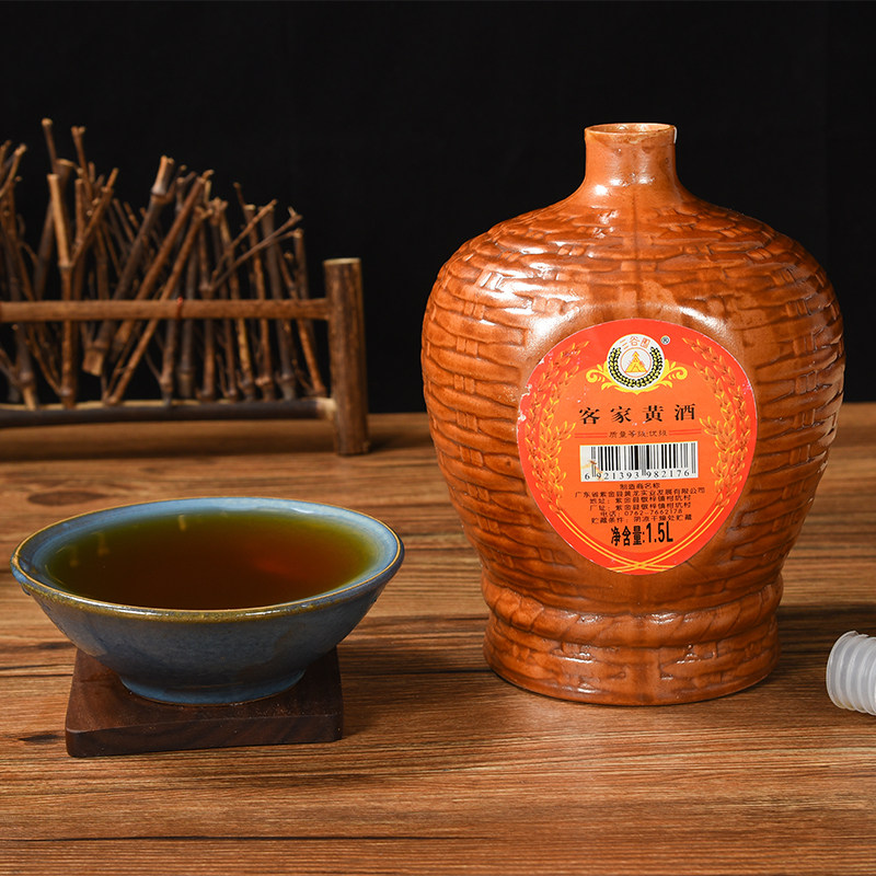 客家黄酒广东河源梅州正宗娘酒月子传统黄酒