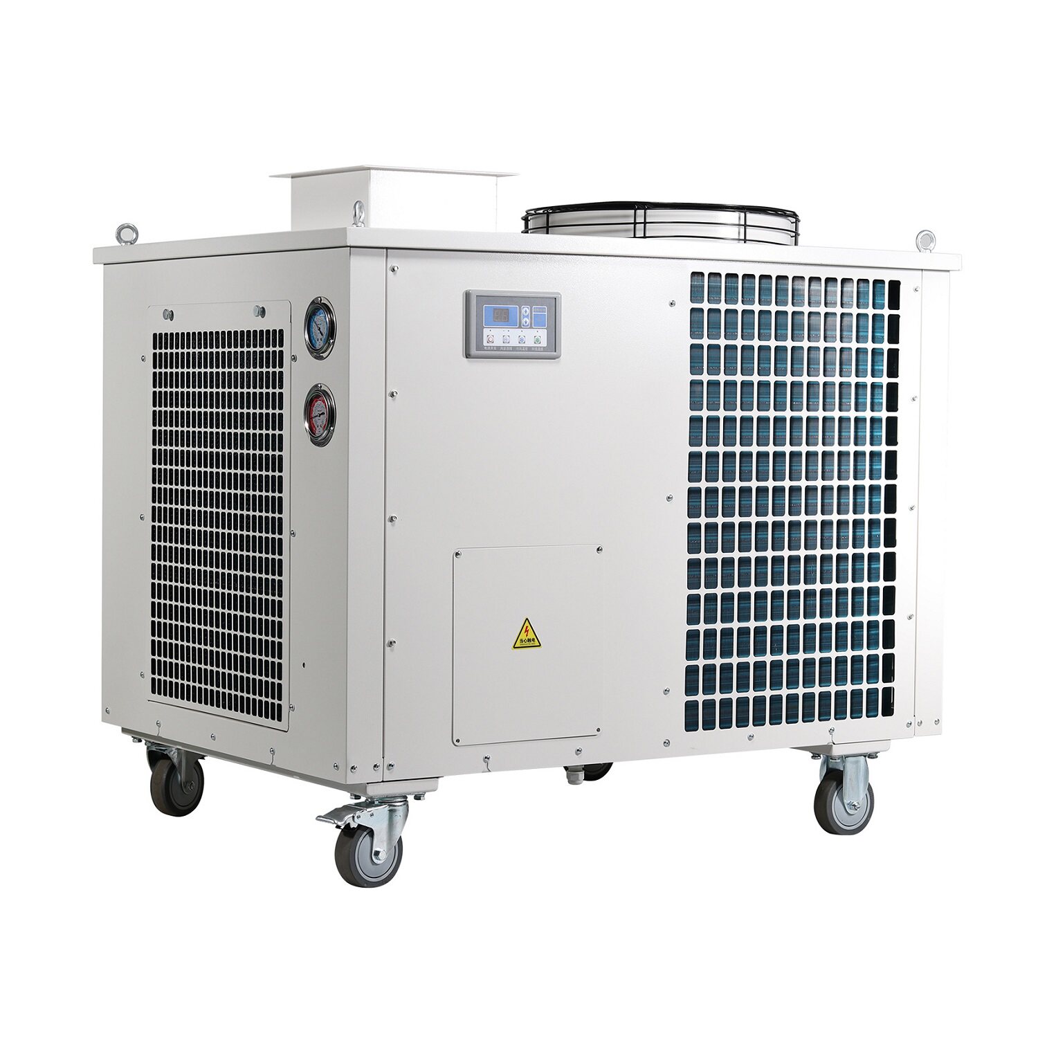 工业移动冷气机空调厂房车间接风管熔喷布口罩机注塑机降温冷风机