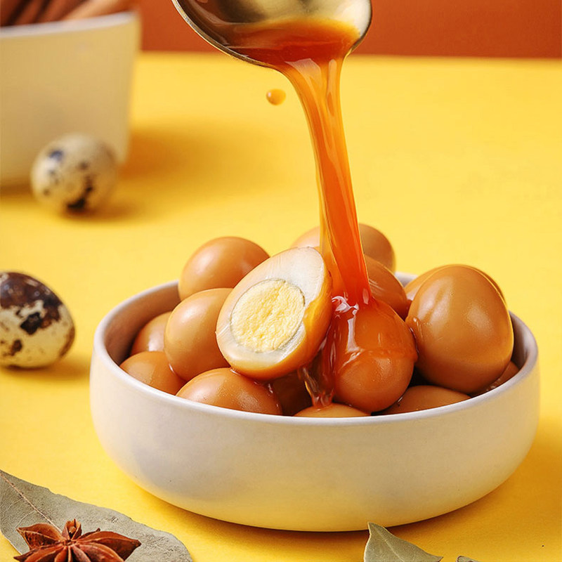 劲仔鹌鹑蛋盐焗香辣味即食卤蛋去壳鸟蛋办公室鸡肉零食