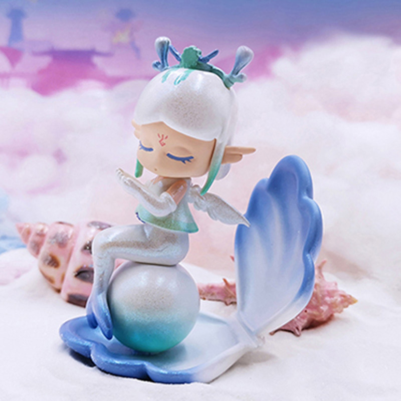 鲛人宫盲盒曼塔生肖太岁manta唐萌街美人鱼可爱摆件潮玩盲盒